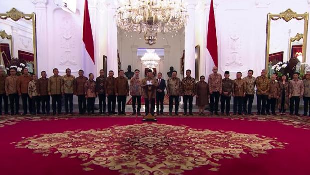 Presiden Prabowo Resmi Umumkan Nama Menteri Kabinet Merah Putih, Inilah Susunannya