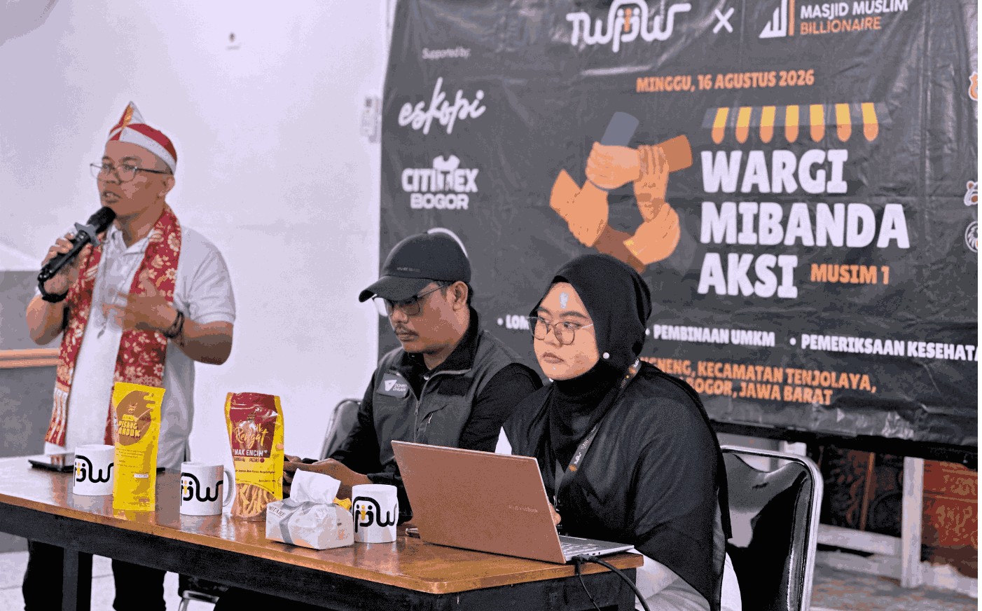 TWPW Hadirkan Aksi Nyata untuk Warga Cinangneng Bogor, dari UMKM hingga Layanan Kesehatan