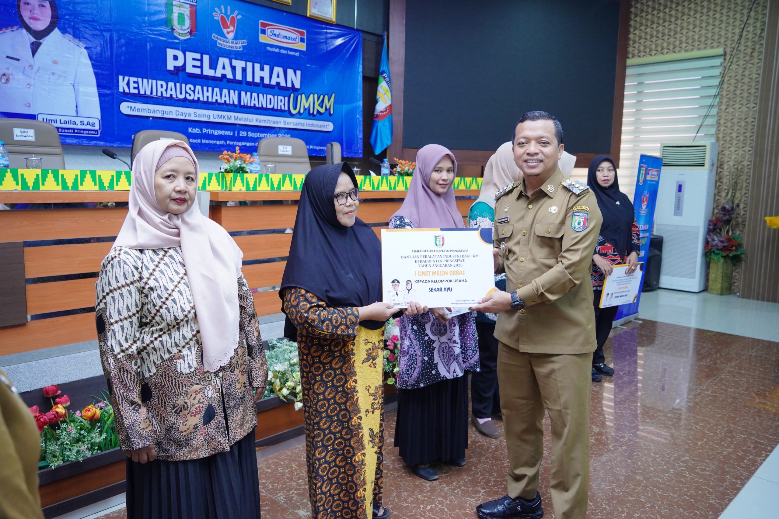Dibuka Bupati, Praktisi UMKM di Pringsewu Ikuti Pelatihan Kewirausahaan Mandiri