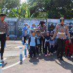 Tanamkan Kedisiplinan Sejak Dini Sat Lantas Polres Kuningan Sambut Ceria Kunjungan Siswa TKIT Dan PAUD